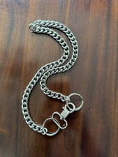 20" Heavy Duty Chain with Locking Clasp Thick Biker Wallet Key Chain Trucker