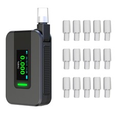 Breathalyser with 15 Mouthpieces for Accurate Alcohol Level Measurement