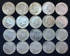 1964 kennedy half dollar lot of 20