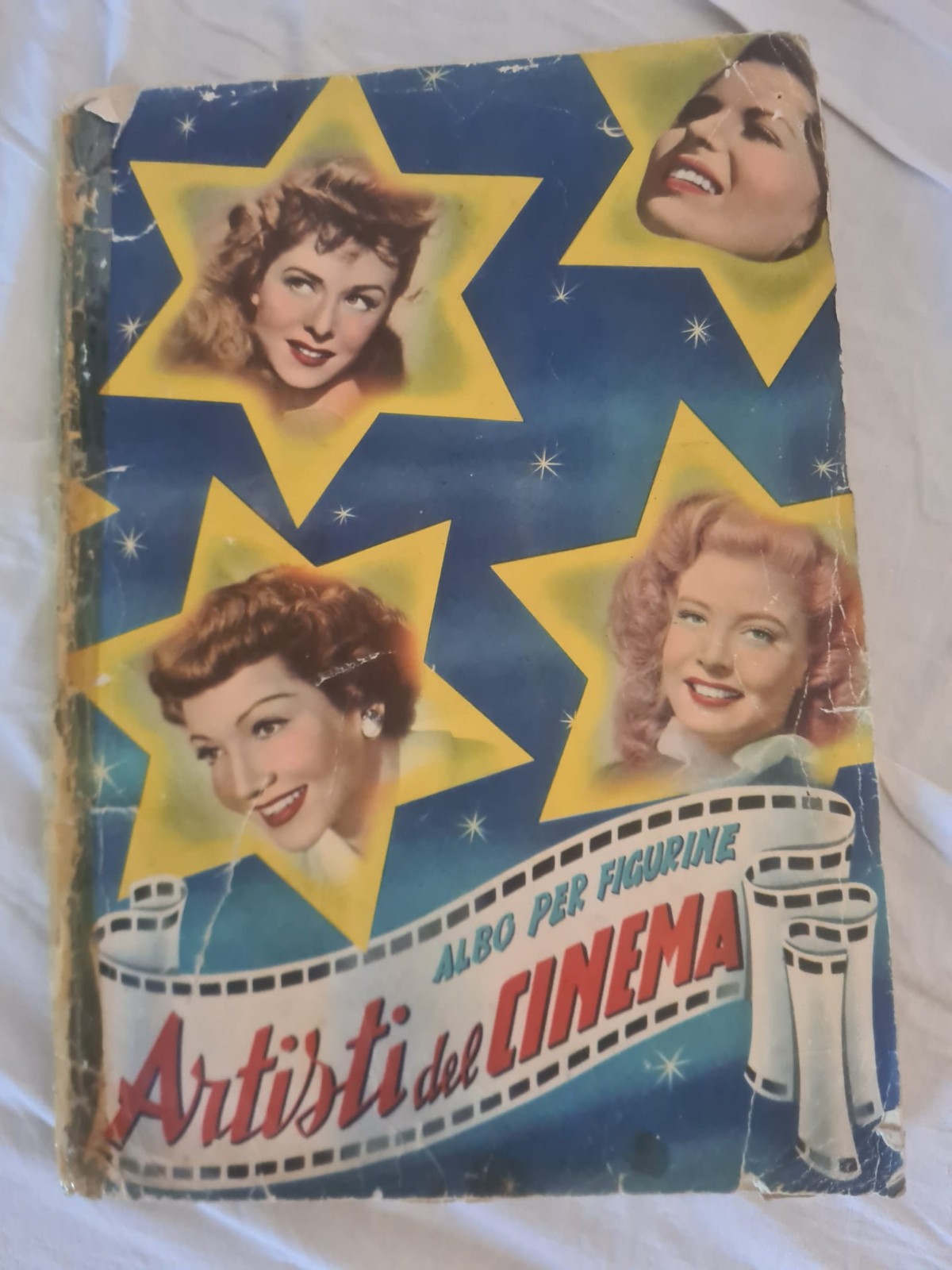 Raro Album per Figurine "Artisti del Cinema" - Casa Editrice ASTRA Milano 1951