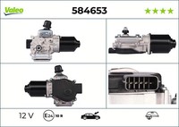 Wischermotor Valeo 584653 12V FüR Dacia Dokker GroßRaumlimousine Lodgy Tce Jsay