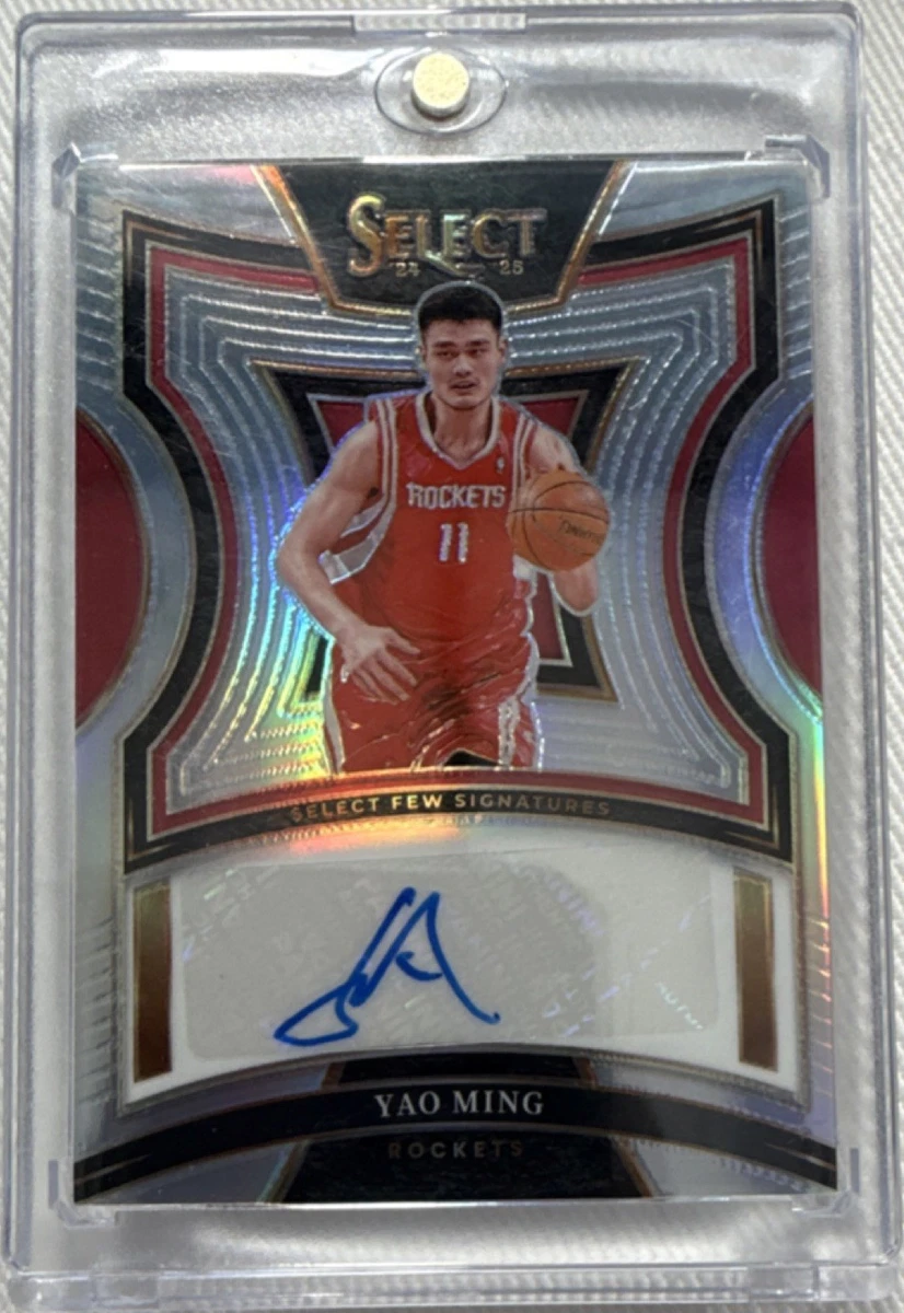 Yao Ming Basketball Original Autographed Sports Trading Cards