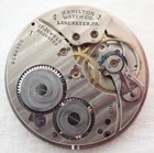 ANTIQUE 12s HAMILTON 17 JEWEL 17j GRADE 912 OPEN FACE POCKET WATCH MOVEMENT