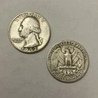 1952-1959 Washington Quarter Silver 25C Coin 90% Silver Circulated Quarter