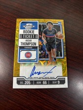 2023-24 Contenders Optic International RC Gold Auto Ausar Thompson Rookie /10