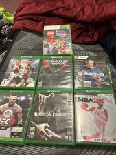 1 Xbox 360 Game And 6 Xbox One Games All In Good Condition And Still Work