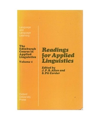 Readings for Applied Linguistics [v. 1] [Language & Language Learning S.]