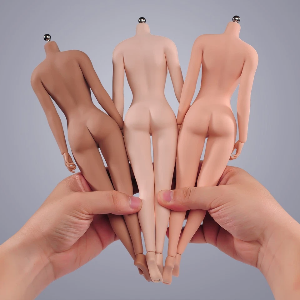 美国 1: 6 女性大胸胸围乳房身体 12 英寸弹性无缝可动人偶模型 — 第 4/4 张图片