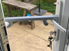Patio Door Breezer - French Door Stay Open Hook - Pet Stopper - Door Stop 27cm