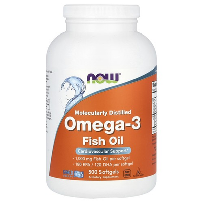 #ad Now Foods Omega 3 180 EPA 120 DHA 500 Softgels GMP Quality Assured Kosher $31.24