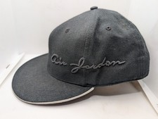 Air Jordan 23 Black Fitted Cap Size 7 1/2 Men  s Hat MJ Headwear Casquettes