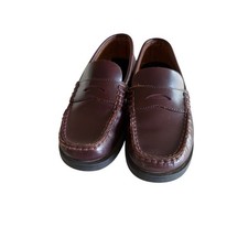 Sperry Loafers Burgundy Colton Penny Loafer Boy 1.5M Leather Slip On Dress Shoes
