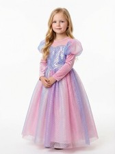 Girls Mermaid Princess Dress Costume Size 5 