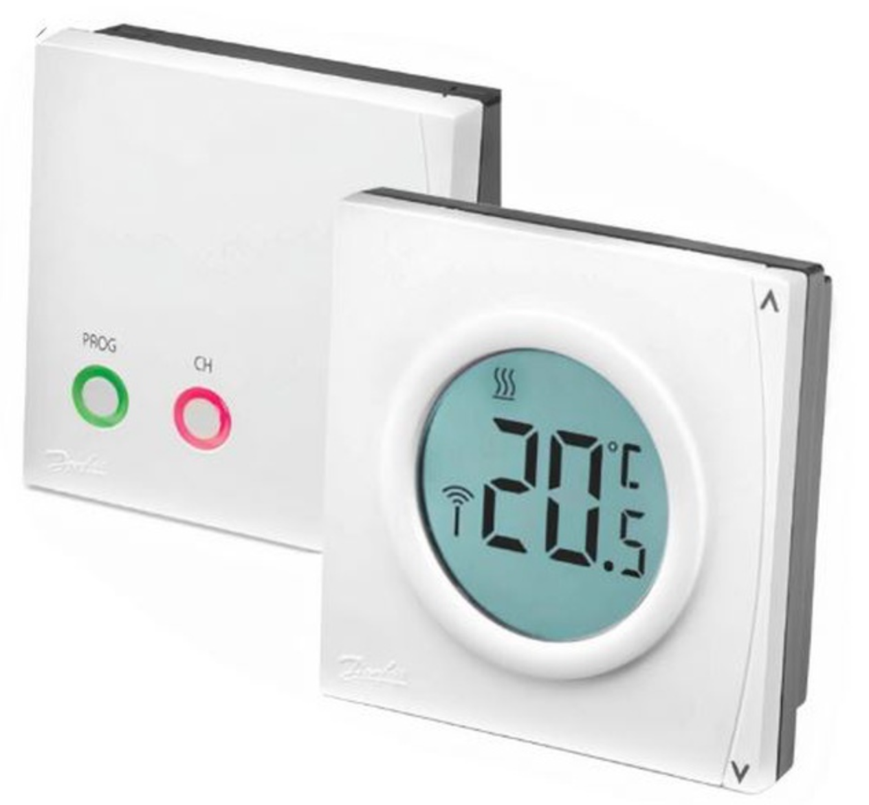 Danfoss RET2001RF + RX1-S Battery Powered RF Digital Thermostat (087N6474)