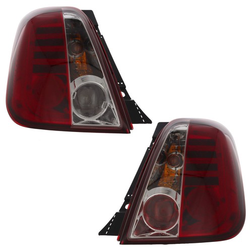 Pair Back Rear Tail Lights LED for Fiat 500 312 2008-2015 - Picture 1 of 2