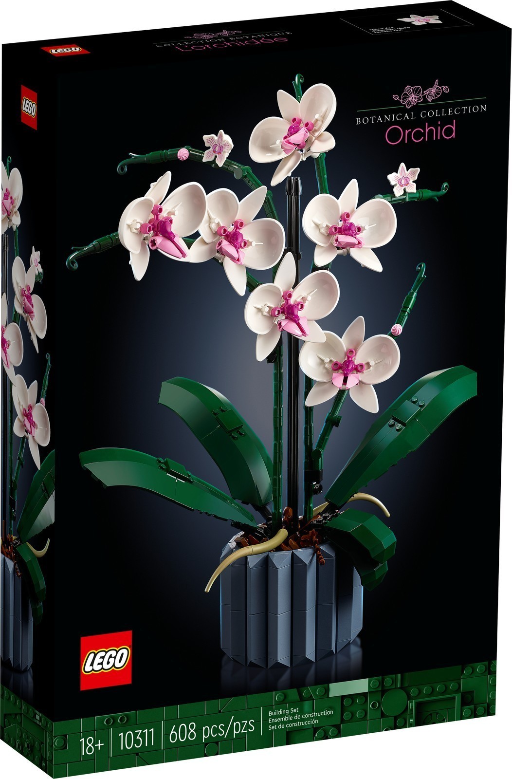 Merchandising Lego: 10311 - Icons - Botanical Collection - Orchid - Immagine 4