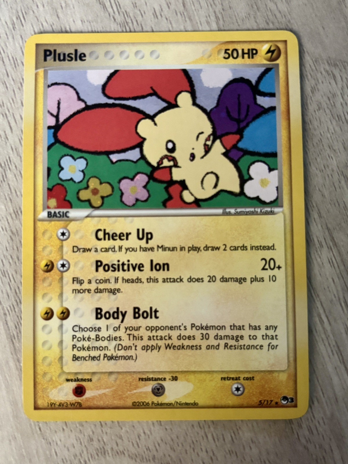 Pokémon Plusle 5/17 POP Series 3 2006 Holo Rare COSMOS 💎