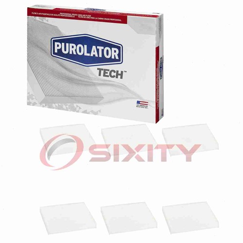 6 pc Purolator TECH TC35667 Cabin Air Filters for XC25851 VF2054 VF2000 hf - Bild 1 von 5