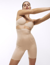 M&S Shape wear, Waist Cincher & Thigh Slimmer, Spanx, Beige, Size UK8, New. 