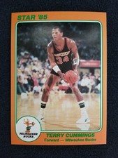 1985 Star team super TERRY CUMMINGS 5x7 card # 1   [C5]