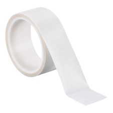 1.6" x 33 Feet High-Temperature PTFE Tape PTFE Fabric Tape, White, 0.13mm Thick