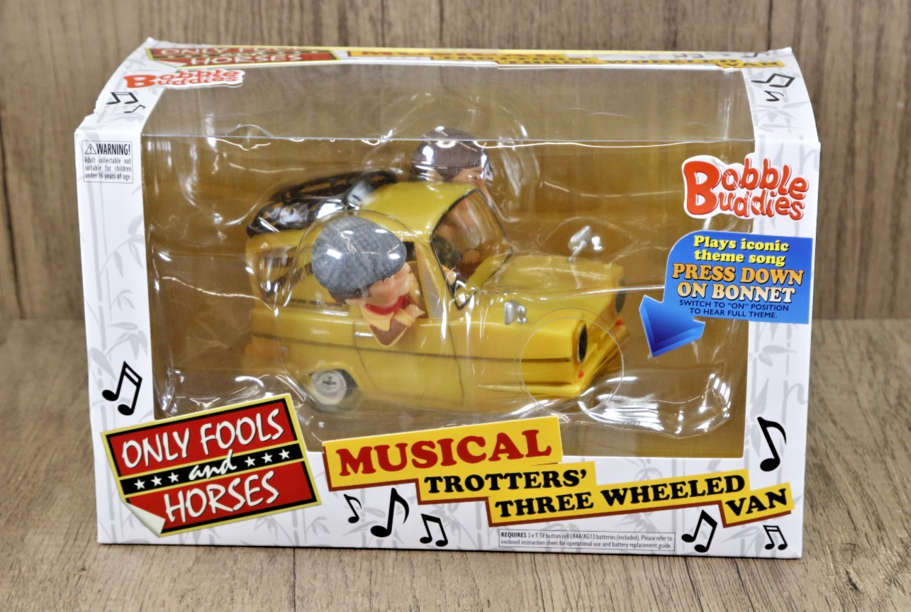 Only Fools and Horses Musical Trotters Three Wheeled Van Bobble Buddies Reliant