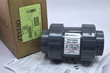 Hayward TC1300S 3" PVC True Union Ball Check Valve Socket Ends FPM O-Rings