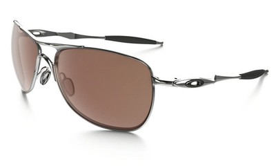 Oakley Crosshair Polished Frame Chrome VR28 Black Iridium Lens NEW w/ Tags RARE