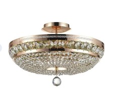 Maytoni Chandelier Ceiling Gold Diamante Crystal 12 Light Lamp Shade 65cm L1A