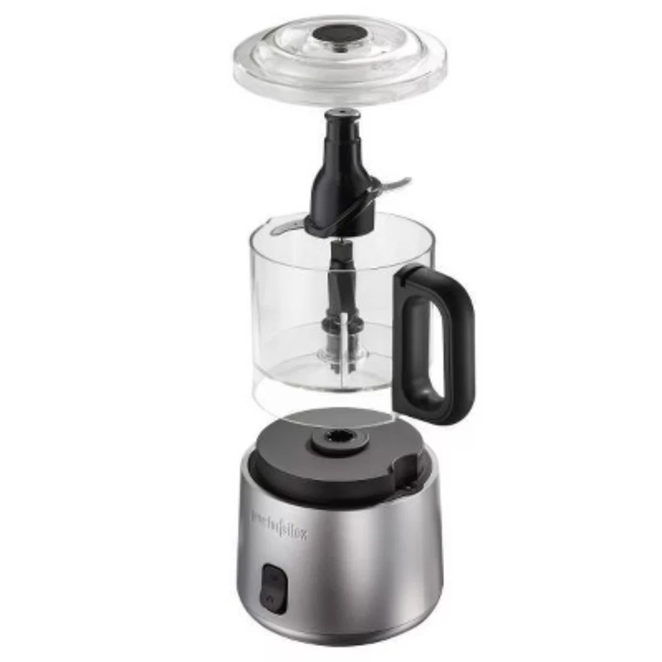 Picadora de alimentos Proctor Silex 3,5 tazas gris, 350 W, plateada Foto 2 de 4