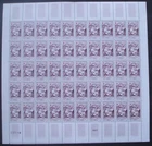n°1366 N** in complete sheet: Red Cross 1962 (cost €100)