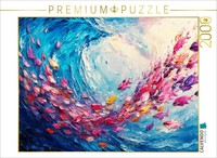 Calvendo Puzzle Shoal Of Colorful Fish | 2000 Pieces, Finished Size 35.4 × 26.4