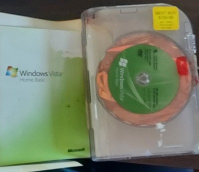 Windows Vista Home Basic Installation DVD ( SEE DESCRIPTION )