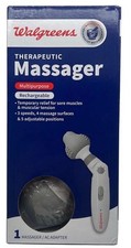 NEW Walgreens Therapeutic Massager Multipurpose Rechargeable Temporary Relief
