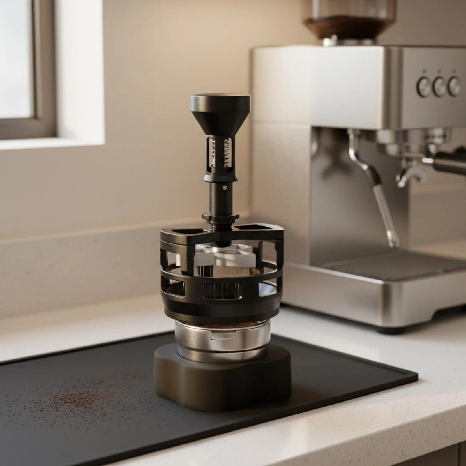 Espresso Needle Distributor Breaks Up Clumps WDT Tool Attractive Base