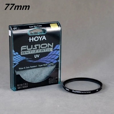 Hoya 77mm FUSION ANTISTATIC UV (O) Slim Filter- 18-layer (SHMC) Multi-Coating