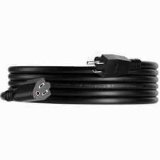 16/3 10 FT Outdoor Extension Cord Waterproof, Weatherproof  10FT, Black