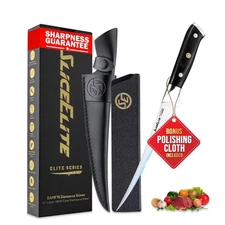 SE Series 7" Fillet Knife VG10 Steel Blade with Ergonomic Pakkawood Handle