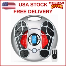 EMS TENS Foot Massager for Neuropathy Circulation Pain Relief Muscle Stimulator