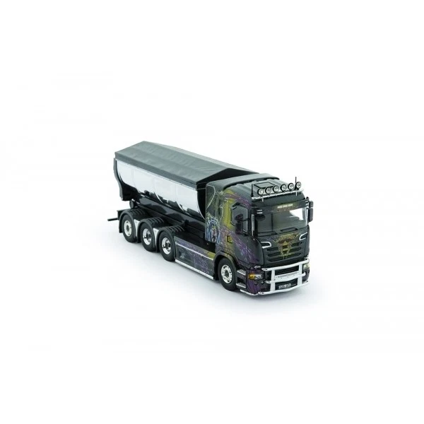 TEKNO, Carrello SCANIA R13 8x4 con cassone ribaltabile per asfalto, 1/50, TE... - Immagine 4 di 4