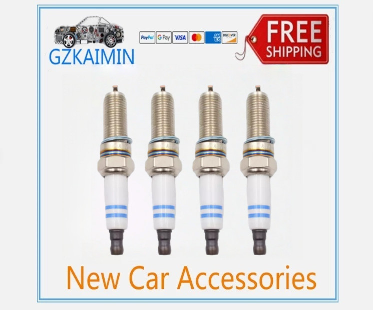 4PCS A004159180326 Iridium Spark Plug Fit for Mercedes Benz W203 W204 W211