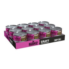 Rawz Natural Premium Minced Canned Cat Food in Gravy from Bone Broth - Made with