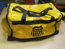 Vintage Union Pacific Railroad Travel Employee Duffle Bag Conductor Yellow Bag