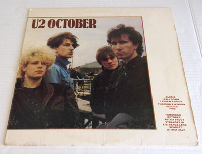 Used 1981 U2 October Vinyl 33 Record LP Island Records ILPS 9680 Combined Ship!