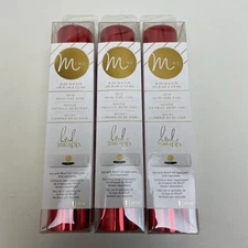 3 Rolls Lot: Heidi Swapp Minc Reactive Foil Red, 6.25" x 5 ft