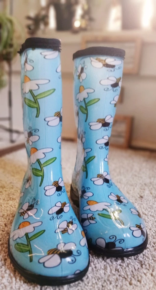 Sloggers Women's Rubber Wellington Boots Size 6 New Without Tags - Image 4 of 4