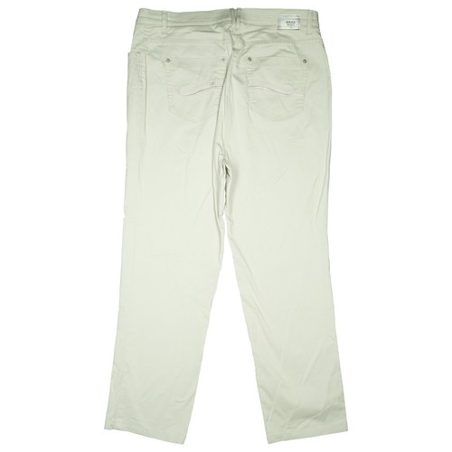 Brax 46 Jeans Hose Creme Damen 7/8 ankle stretch Carola Straight High Rise W36 - Bild 4 von 5