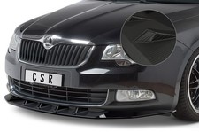 Cup Spoiler Lippe Ansatz matt Carbon Look für Skoda Superb II CSL420-M