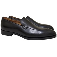 Bruno Magli Men Pertini Slip On Loafers Size US 10M Black Leather