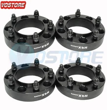 4X Black Wheel Spacers 1.5" 5x150 14x1.5 studs for Toyota Tundra Sequoia Lexus
